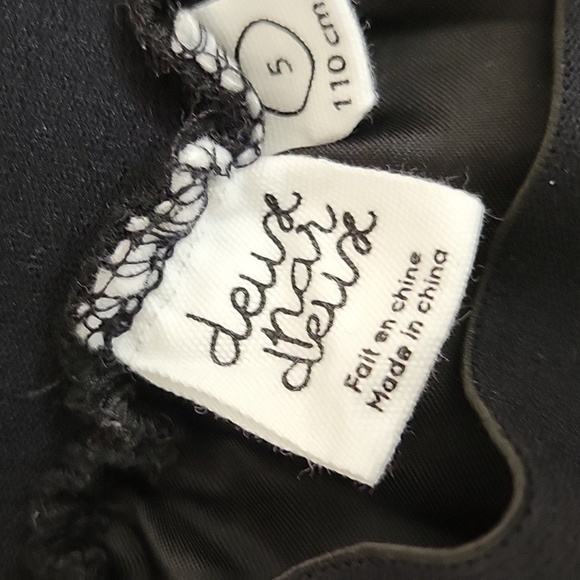 Deux Par Deux Plaid Tulle Skirt - Black and Red Girls Sz 5 - Picture 3 of 5